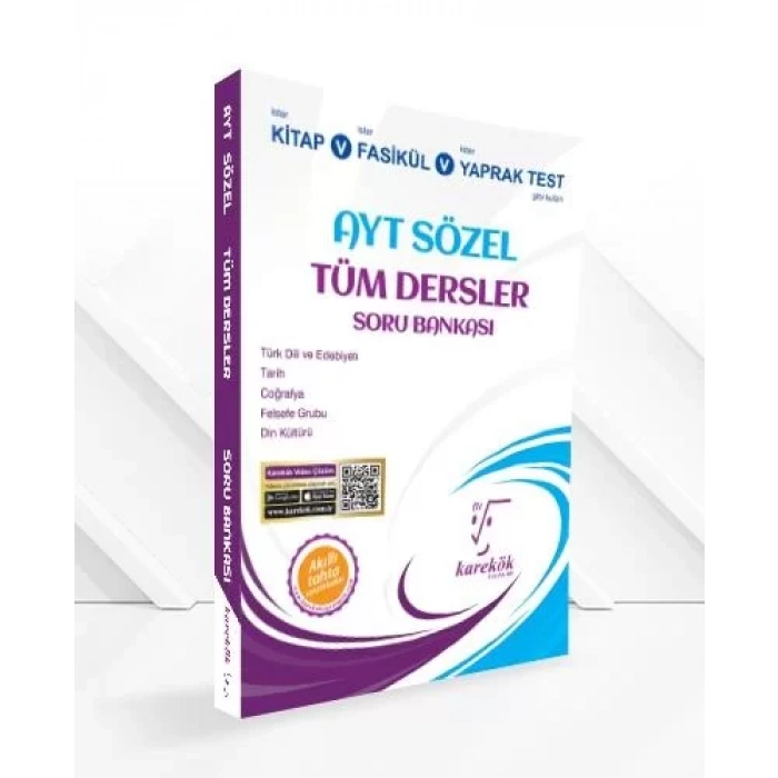 KAREKÖK AYT SÖZEL TÜM DERSLER SORU BANKASI