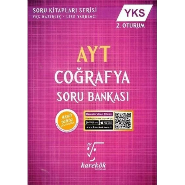 KAREKÖK AYT COĞRAFYA SORU BANKASI