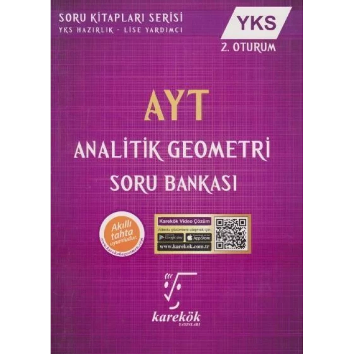 KAREKÖK AYT ANALİTİK GEOMETRİ SORU BANKASI