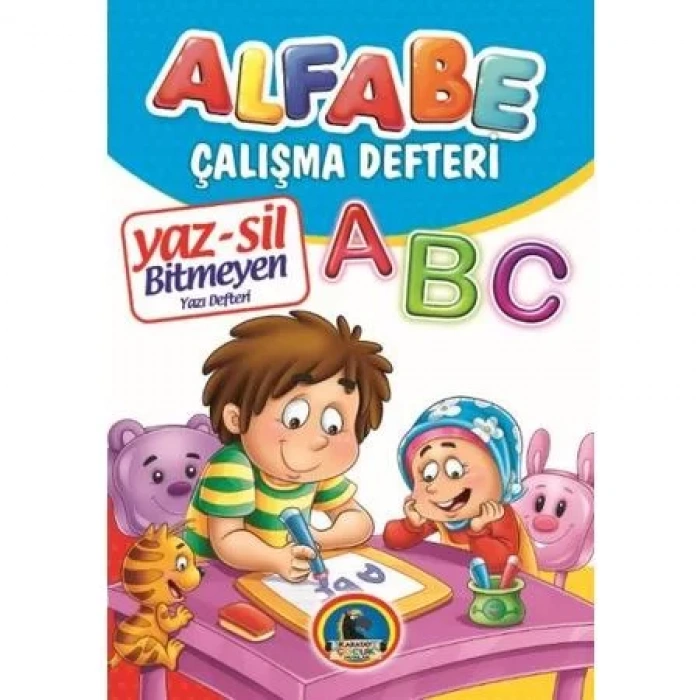KARATAY YAZ SİL BİTMEYEN YAZI DEFTERİ ALFABE
