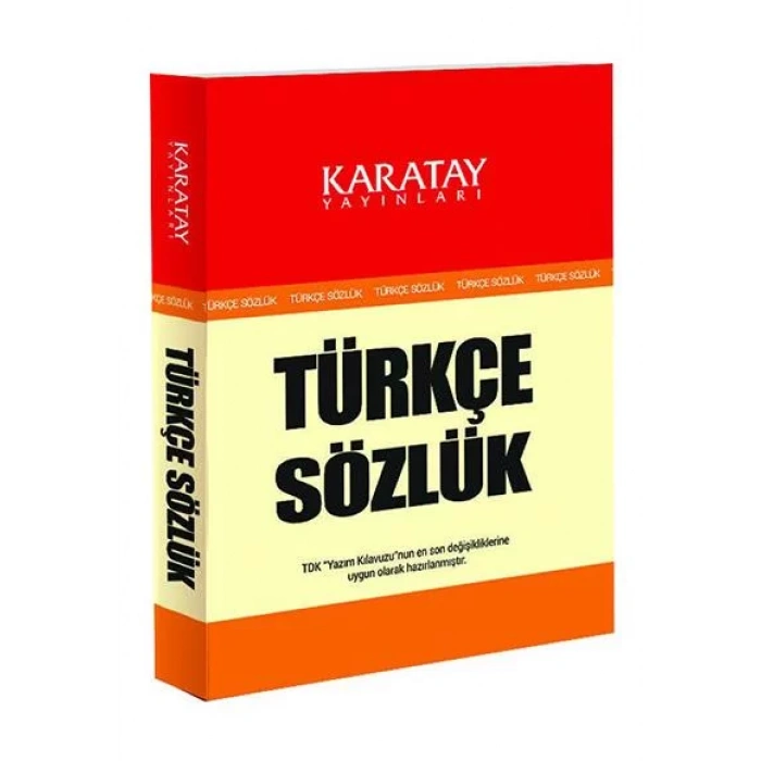 KARATAY TÜRKÇE SÖZLÜK 1.HM KÜÇÜK BOY KARTON KAPAK