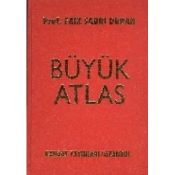 KANAAT BÜYÜK ATLAS CİLTLİ