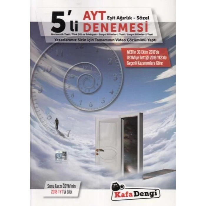 KAFADENGİ AYT EŞİT AĞIRLIK-SÖZEL 5 DENEME