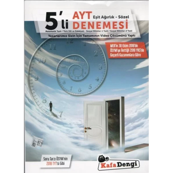 KAFADENGİ AYT EŞİT AĞIRLIK-SÖZEL 5 DENEME