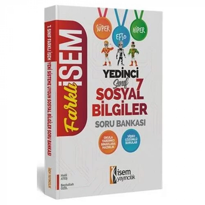 İSEM 7.SINIF SOSYAL BİLGİSİ SORU BANKAS