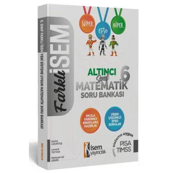 İSEM 6.SINIF MATEMATİK SORU BANKASI