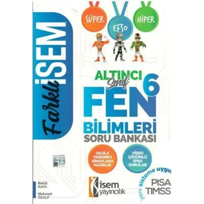 İSEM 6.SINIF FEN BİLİMLERİ SORU BANKASI