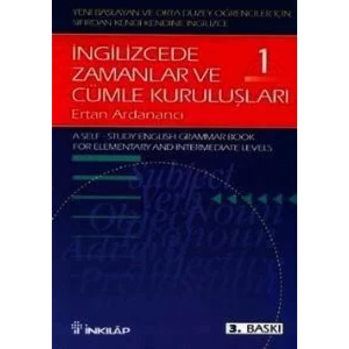 İNKILAP İNGİLİZCEDE ZAMANLAR VE CÜMLE KURULUŞLAR 1