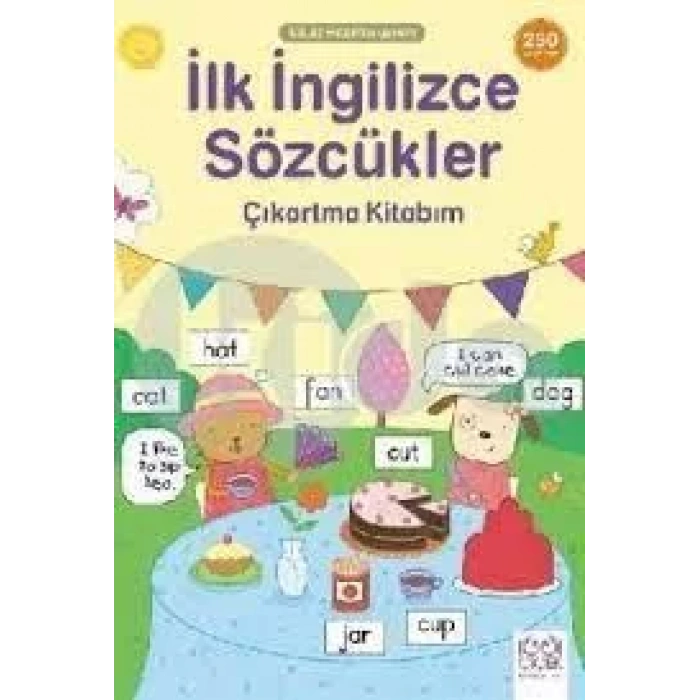 İlk İngilizce Sözcükler Çıkartma Kitabım - 250 Çıkartma - 1001 ÇİÇEK
