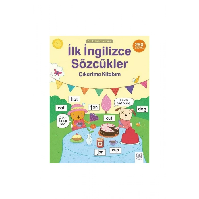 İLK İNGİLİZCE SÖZCÜKLER ÇIKARTMA KİTABIM - 1001 Çİ