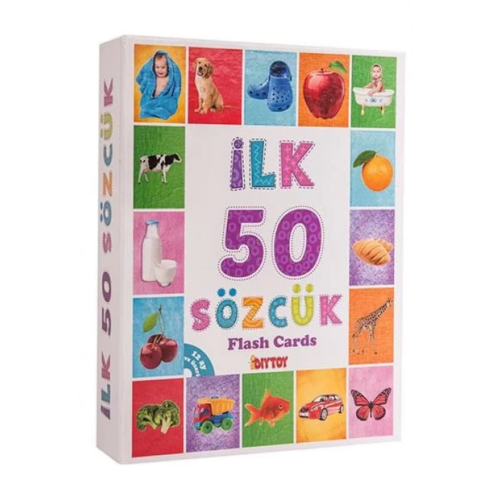 İLK 50 SÖZCÜK FLASH CARDS - DIYTOY
