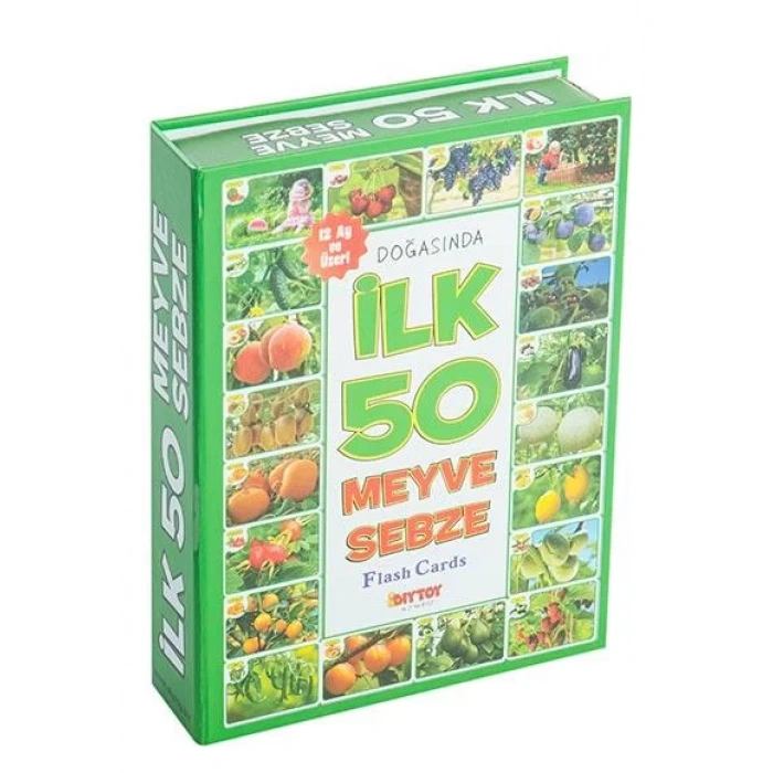 İLK 50 MEYVE SEBZE FLASH CARDS - DIYTOY