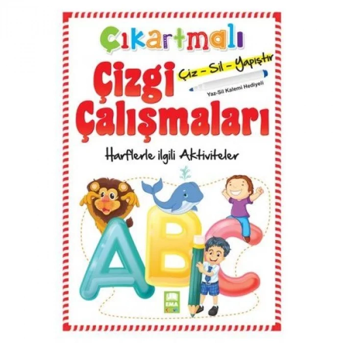 HARFLERLE İLGİLİ AKTİVİTELER ÇIKARTMALI ÇİZGİ ÇAL.