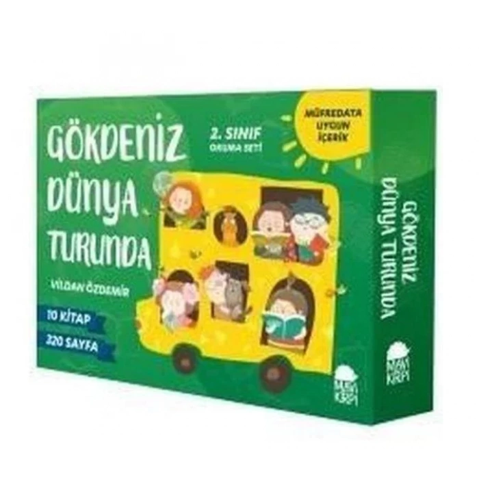 GÖKDENİZ DÜNYA TURUNDA 2 . SINIF (10 KİTAP) MAVİ