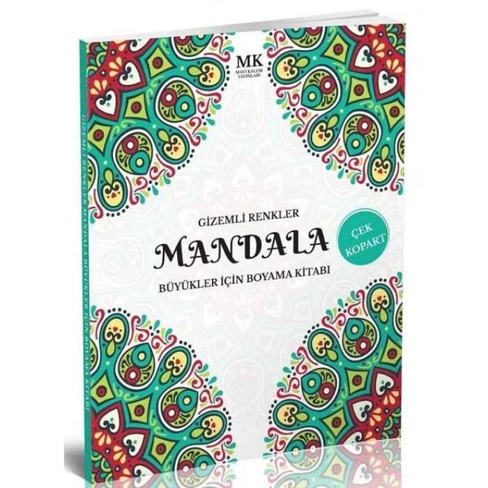 GİZEMLİ RENKLER MANDALA - MAVİ KALEM
