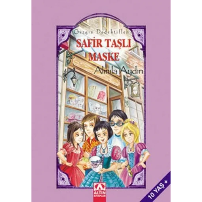 GEZGİN DEDEKTİFLERİ SAFİR TAŞLI MASKE - ALTIN