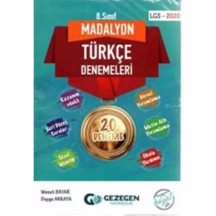 GEZEGEN 8.SINIF MADALYON TÜRKÇE 20 DENEME