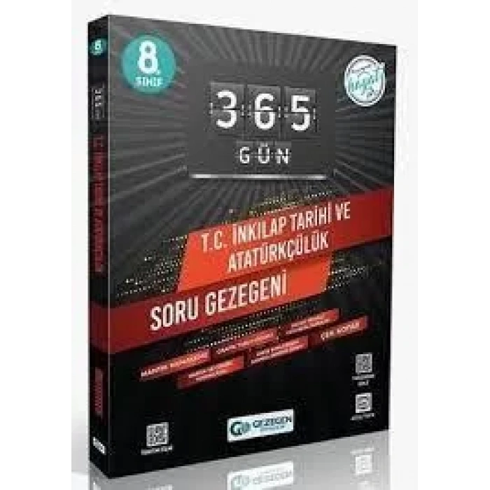 GEZEGEN 8.SINIF 365 GÜN İNKILAP TARİHİ SORU BANKASI