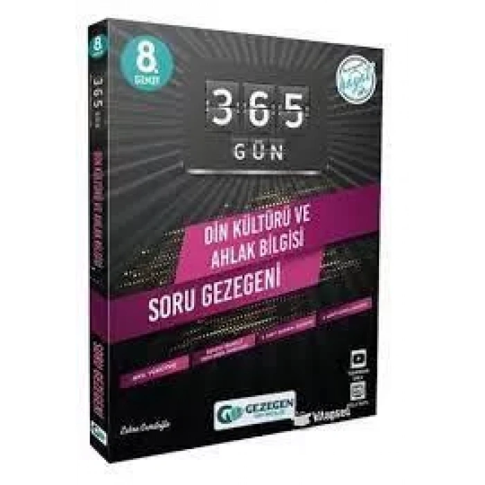GEZEGEN 8.SINIF 365 GÜN DİN KÜLTÜRÜ SORU BANKASI