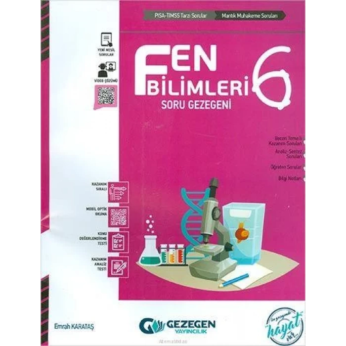 GEZEGEN 6.SINIF FEN BİLİMLERİ SORU GEZEGENİ (YENİ)
