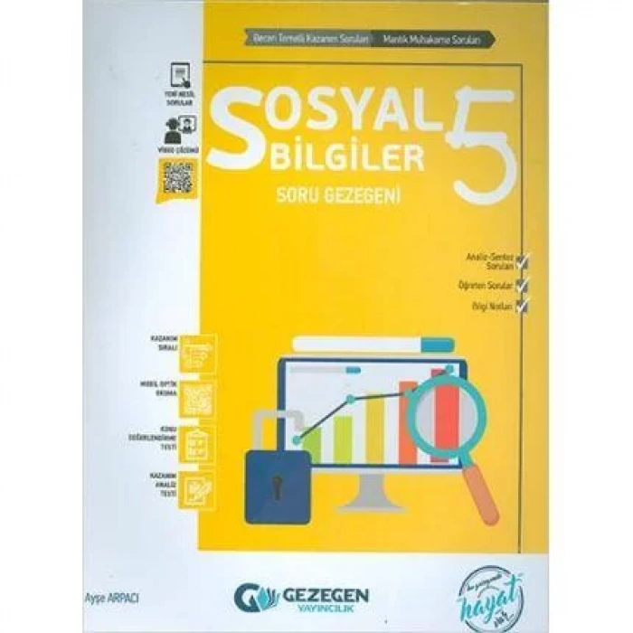 GEZEGEN 5.SINIF SOSYAL BİLGİLER SORU GEZEGEN(YENİ)