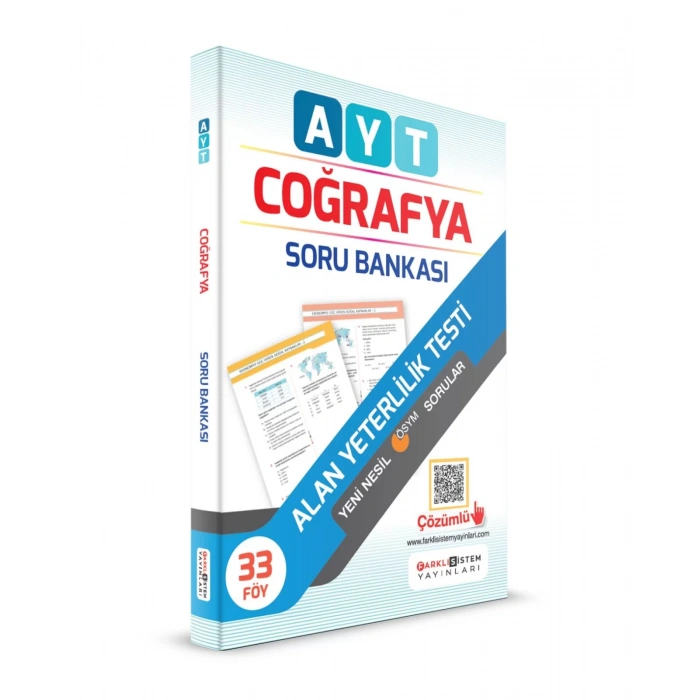FARKLI SİSTEM AYT COĞRAFYA SORU BANKASI