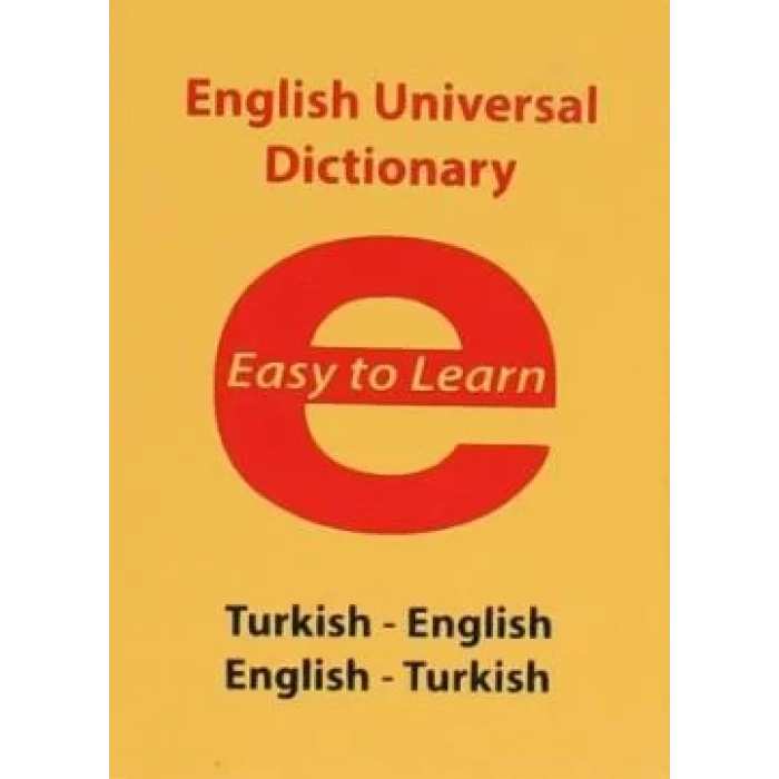 EVRENSEL İNGİLİZCE TÜRKÇE SÖZLÜK (PLASTİK KAPAK)