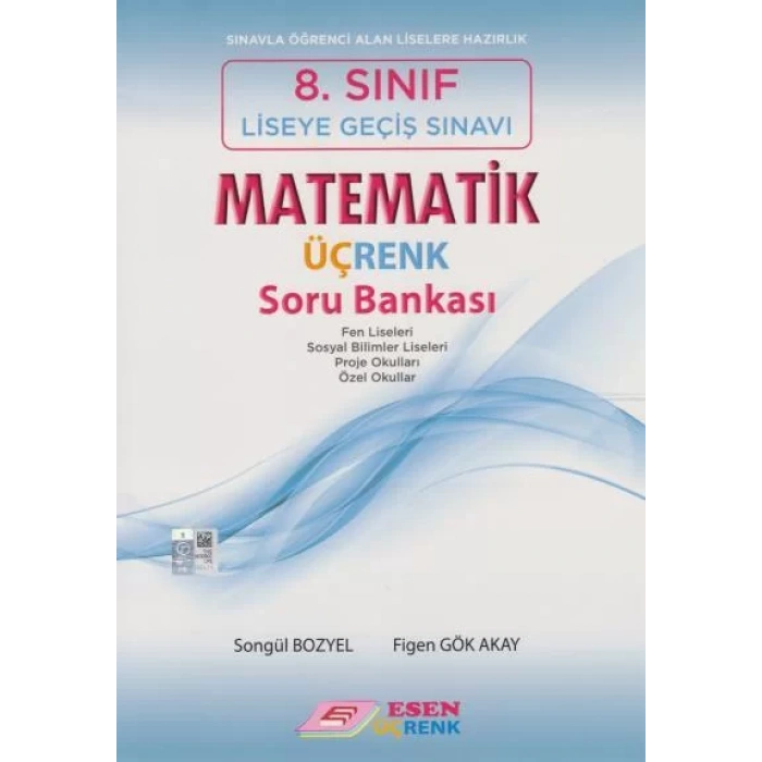 ESEN 8.SINIF ÜÇRENK MATEMATİK SORU BANKASI