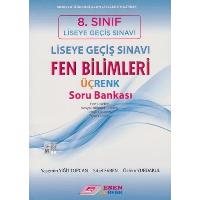 ESEN 8.SINIF ÜÇRENK FEN BİLİMLERİ SORU BANKASI