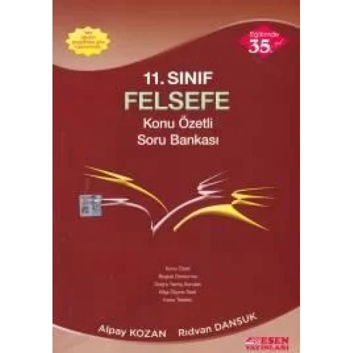 ESEN 11.SINIF FELSEFE KONU ÖZETLİ SORU BANKASI