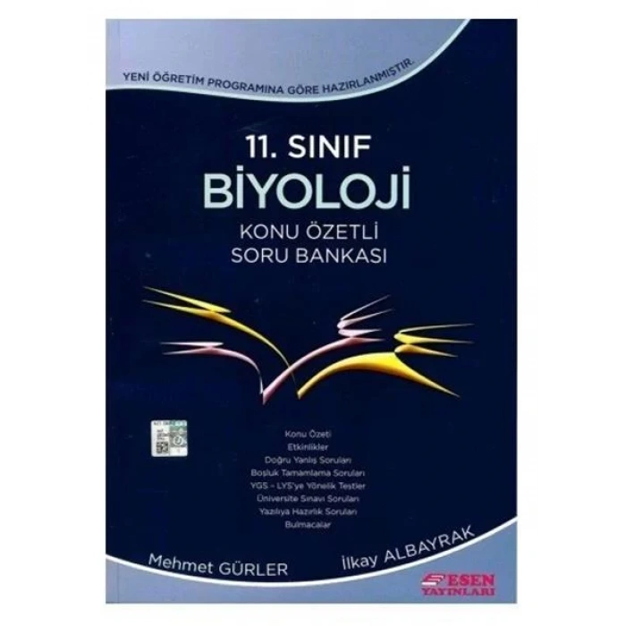 ESEN 11.SINIF BİYOLOJİ KONU ÖZETLİ SORU BANKASI