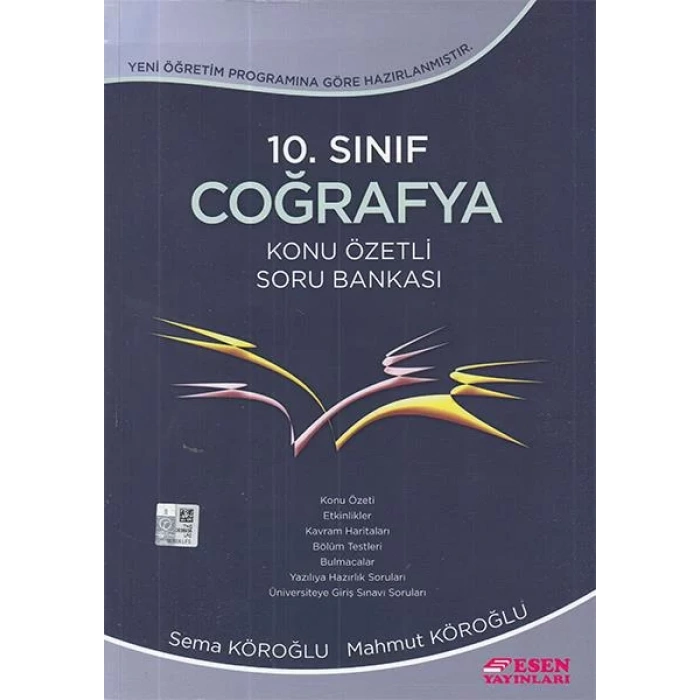 ESEN 10.SINIF COĞRAFYA KONU ÖZETLİ SORU BANKASI