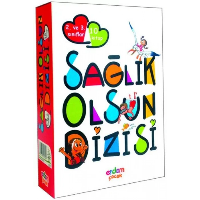 ERDEM SAĞLIK OLSUN DİZİSİ 2. VE 3. SINIF 10 KİTAP
