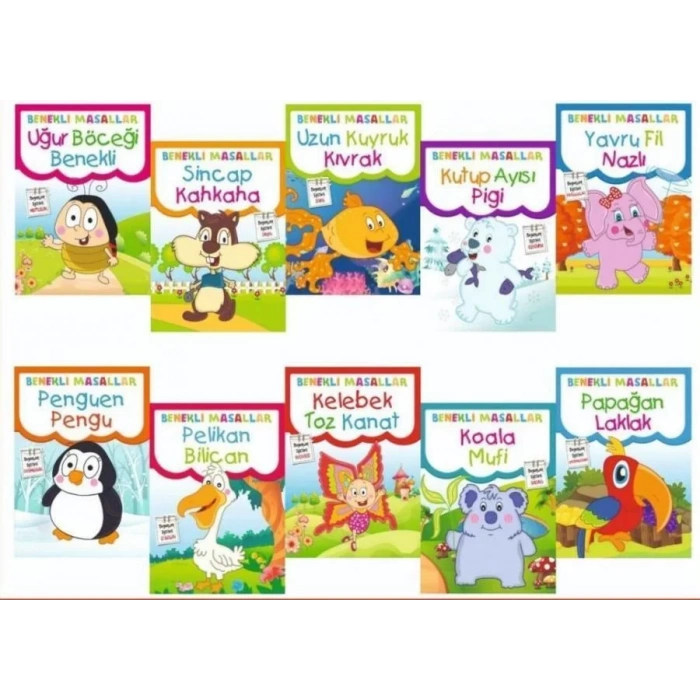 EMA BENEKLİ MASALLAR (10 KİTAP)