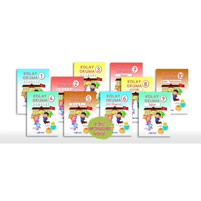 ELA İLE ATA OKUMA YAZMA ÖĞRENİYOR SETİ 1.SINIF - D