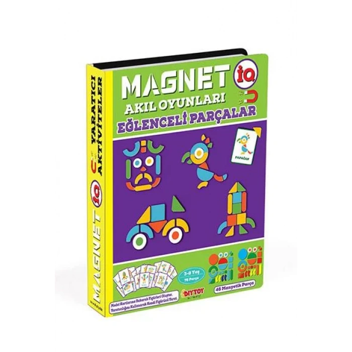 EĞLENCELİ PARÇALAR MAGNET AKIL OYUNLARI - DIYTOY