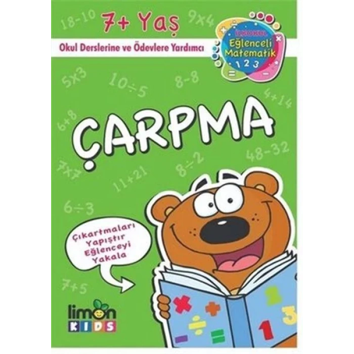 EĞLENCELİ MATEMATİK +7 YAŞ ÇARPMA - LİMON KİDS