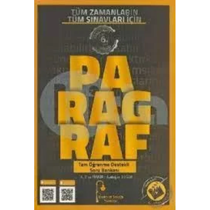 EDEBİYAT SOKAĞI PARAGRAF TYT AYT