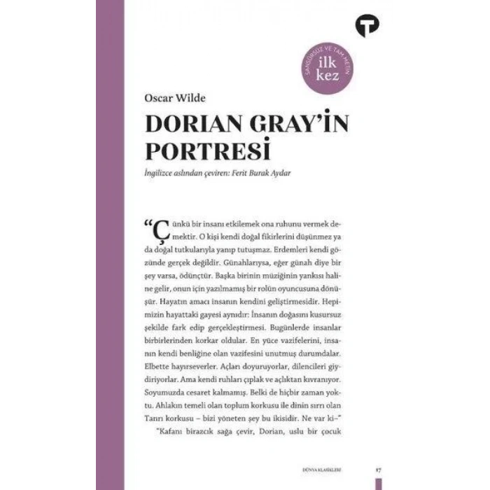 DORİAN GRAYIN PORTRESİ-TURKUVAZ