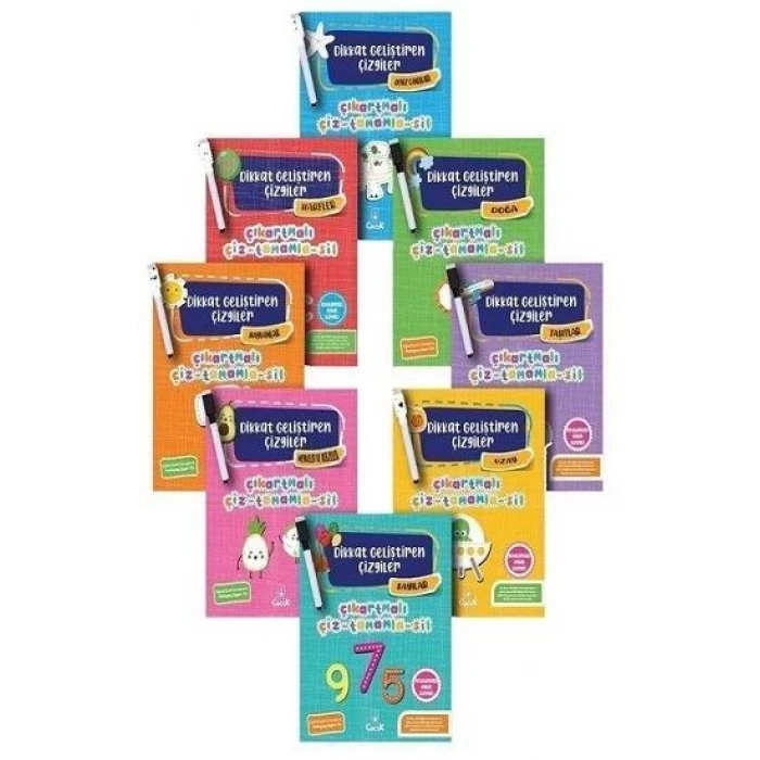 Dikkat Geliştiren Çizgiler Serisi