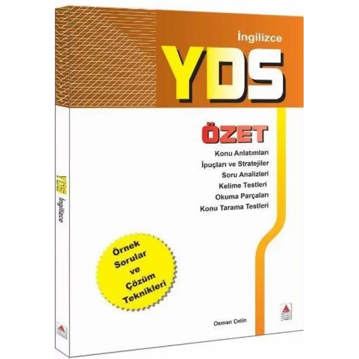 DELTA YDS İNGİLİZCE ÖZET