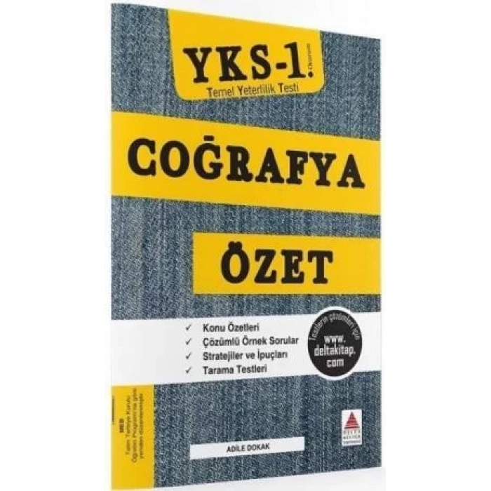 DELTA TYT COĞRAFYA ÖZET