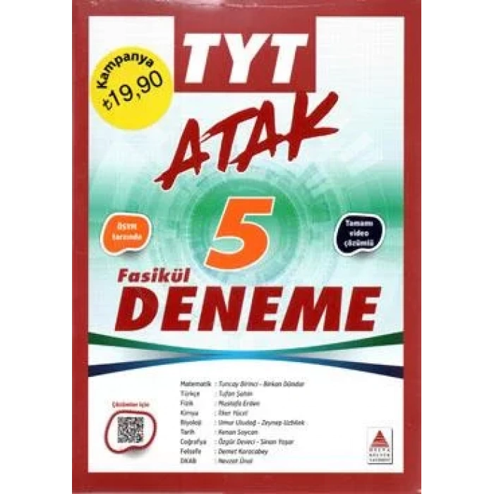 DELTA TYT ATAK FASİKÜL 5 DENEME