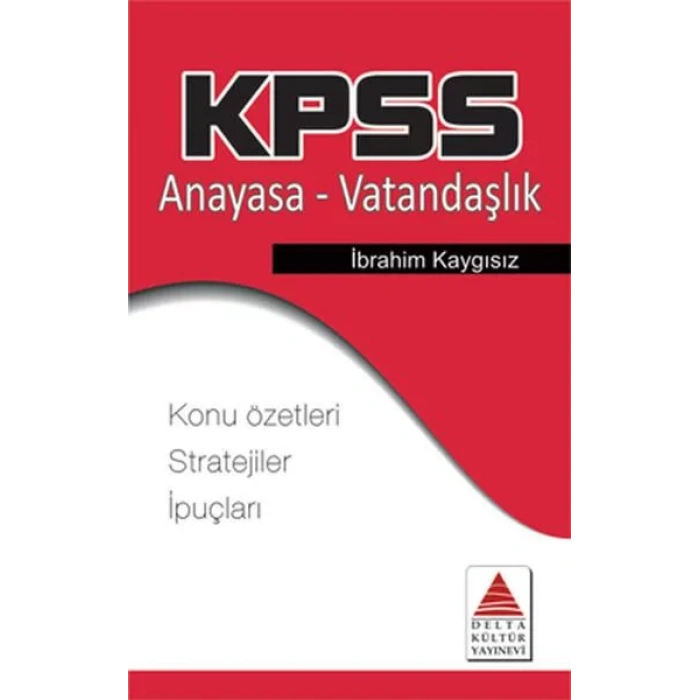 DELTA KPSS ANAYASA - VATANDAŞLIK STRATEJİ KARTLARI
