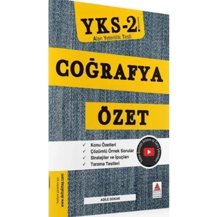 DELTA AYT COĞRAFYA ÖZET