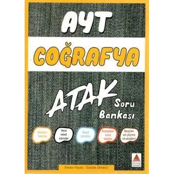 DELTA AYT COĞRAFYA ATAK SORU BANKASI
