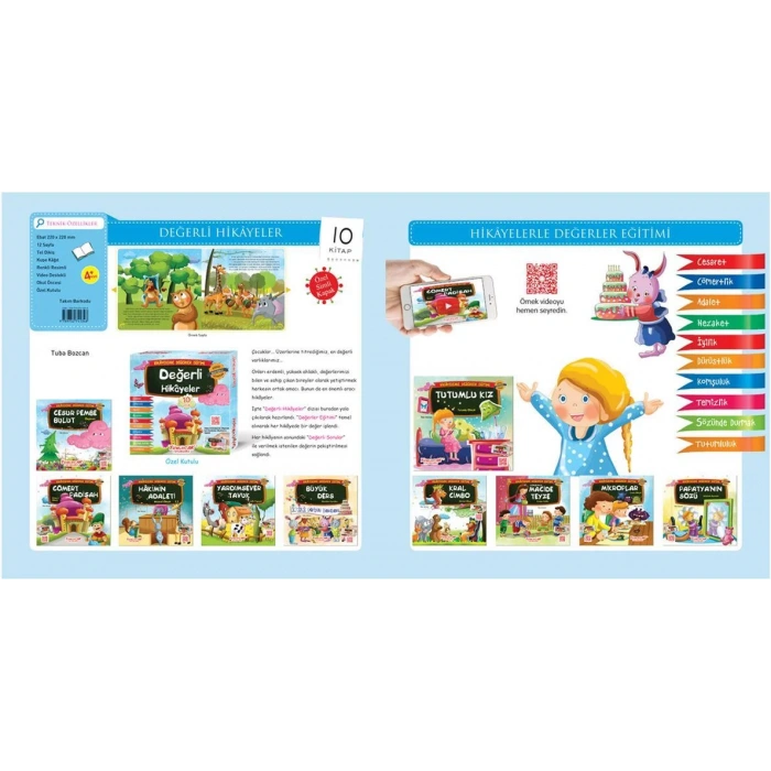 DEĞERLİ HİKAYELER (10 KİTAP) - YUMURCAK YAYINLARI