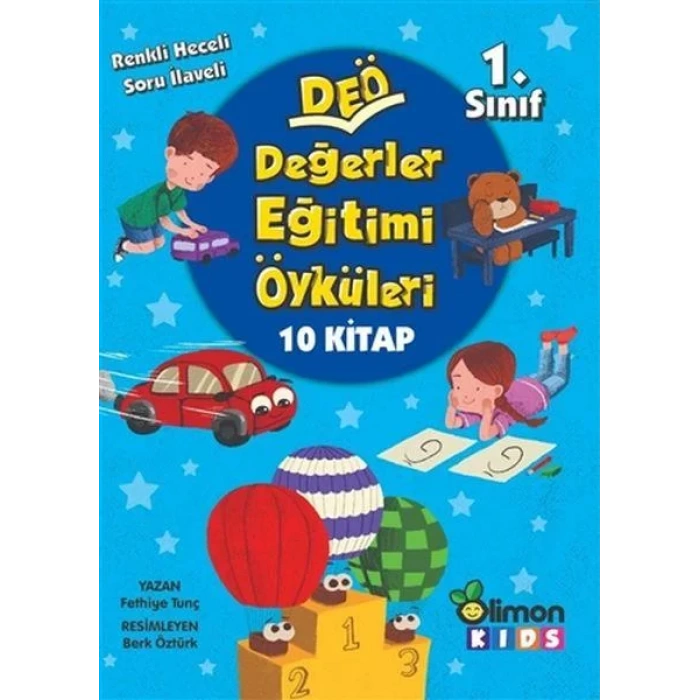 DEĞERLER EĞİTİMİ ÖYKÜLERİ 1.SINIF 10 KİTAP TAKIM