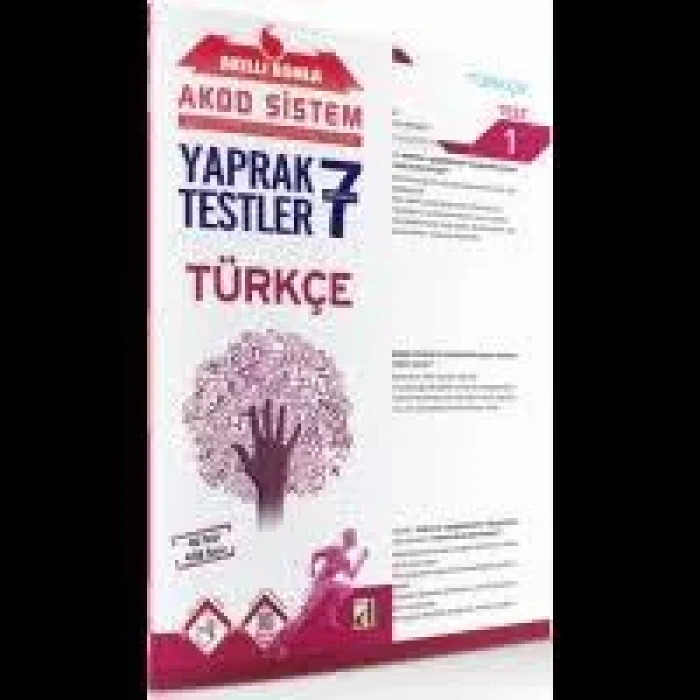 DAMLA 7.SINIF TÜRKÇE YAPRAK TESTİ