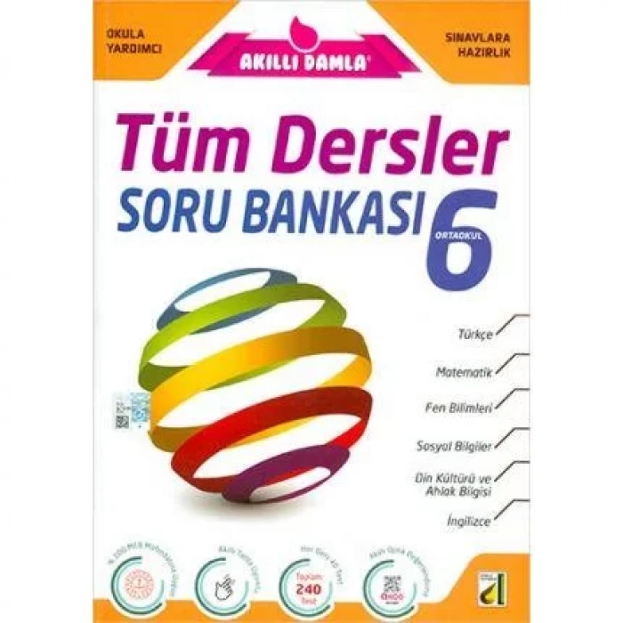 DAMLA 6.SINIF TÜM DERSLER SORU BANKASI